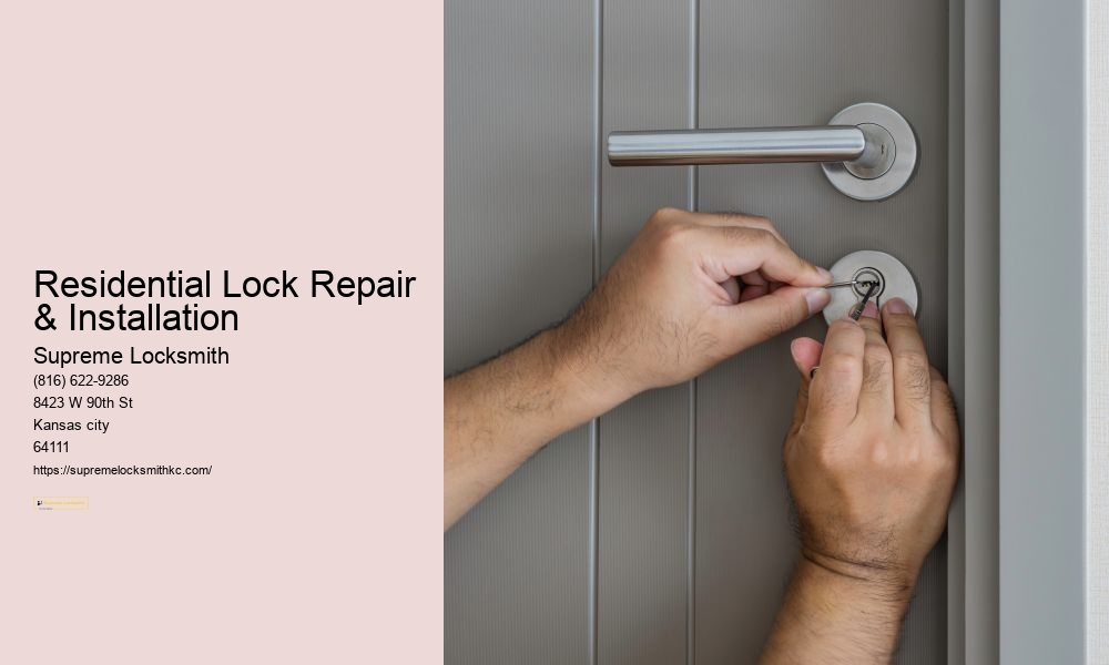 Residential Lock Repair & Installation